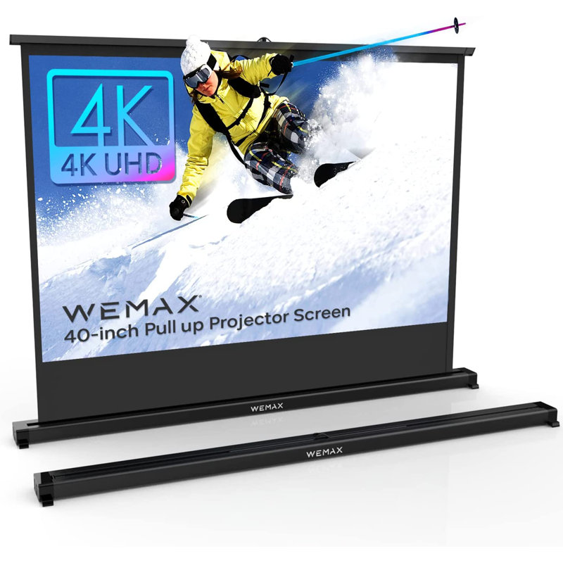 WEMAX 27.9" x 40.4" Portable Tabletop Projector Screen Wayfair